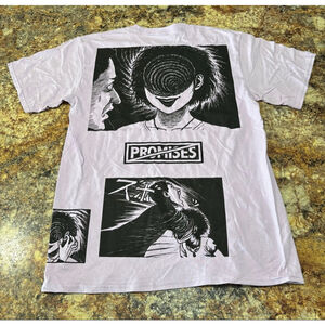 Broken Promises x Junji Ito Uzumaki Manga Panel Tee